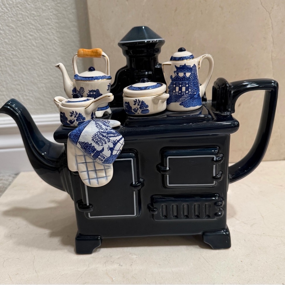 Cardew Blue Collectible Teapot